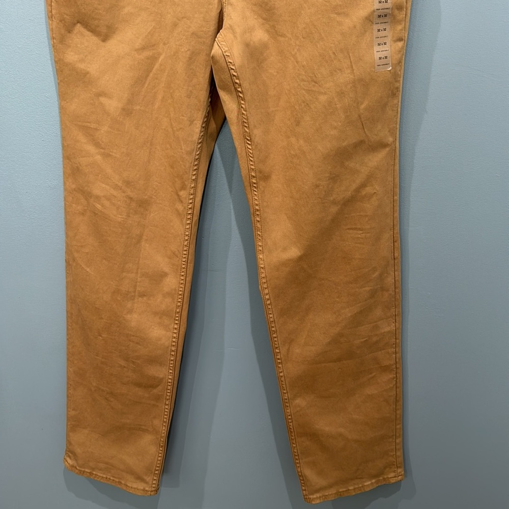 Free Assembly Men's Mid Rise Modern Straight Compact Twill Jeans - Picture 7 of 14